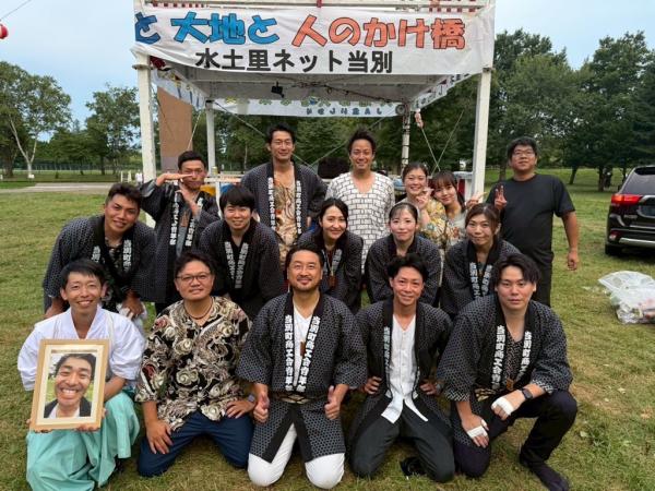 商工会青年部員たち