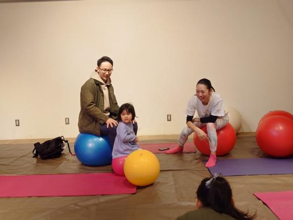 バランスボール体験