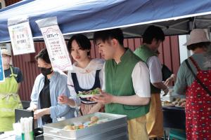 物販の様子