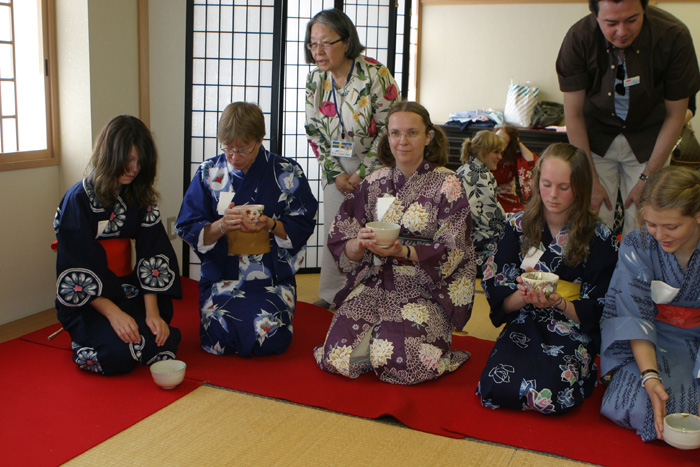 茶道の様子