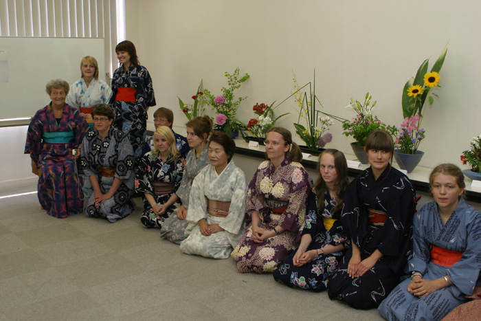 生け花会場の様子