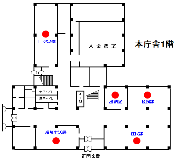 本庁舎1階