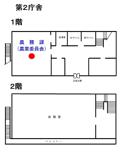 第二庁舎の図面