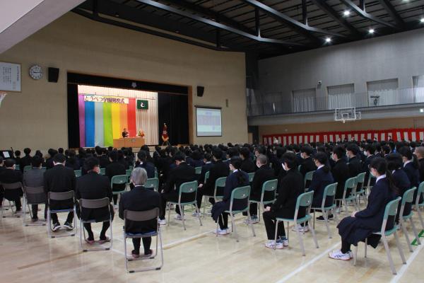 とうべつ学園開校式