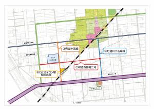 愛称設定区間位置図