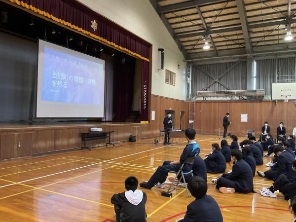 総合的な探求の時間の様子